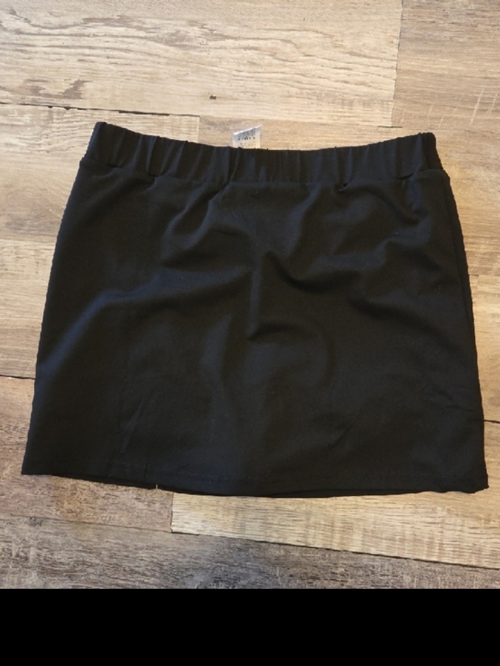 SHEIN Black Mini Skirt with Side Slit - Picture 5 of 5